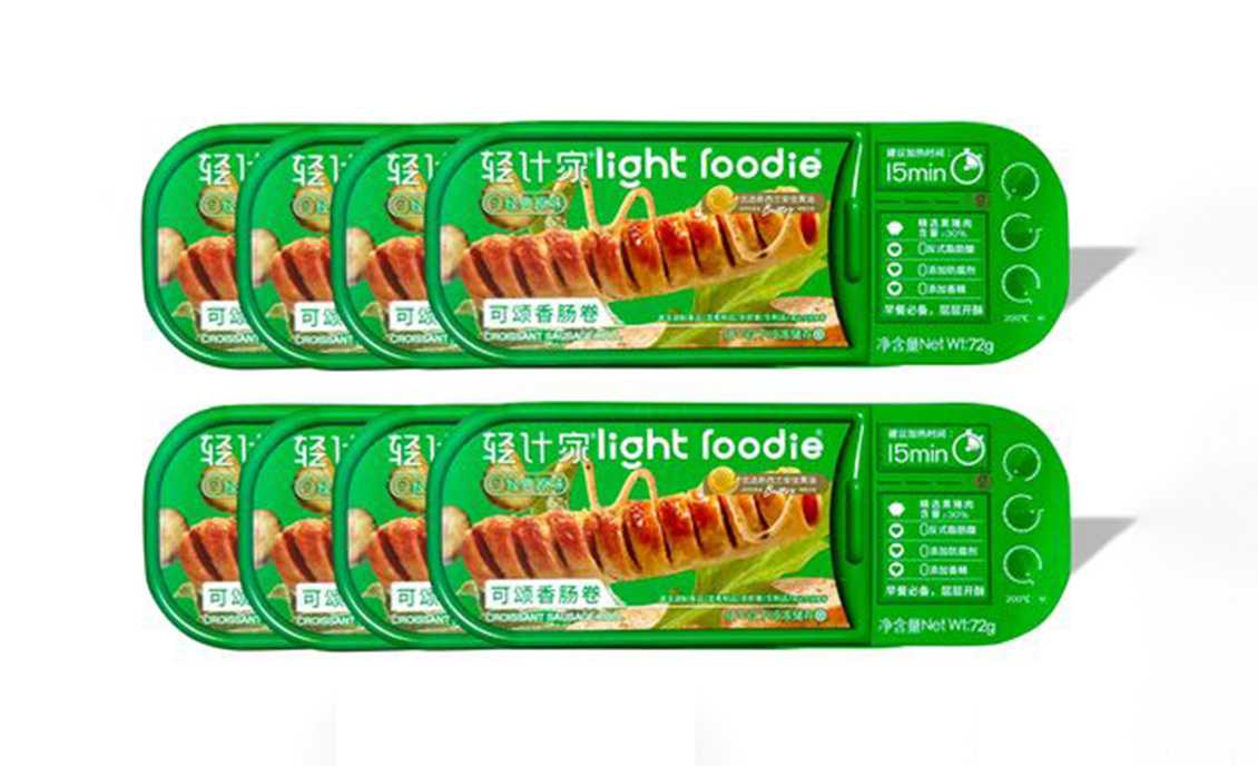 呂工機(jī)械可頌香腸卷全自動(dòng)包裝解決方案，量產(chǎn)無(wú)憂